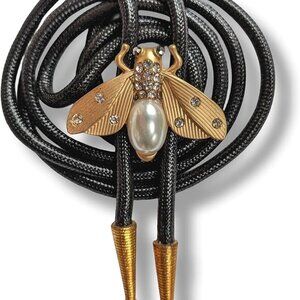 3d Pearl Firefly Bolo Tie